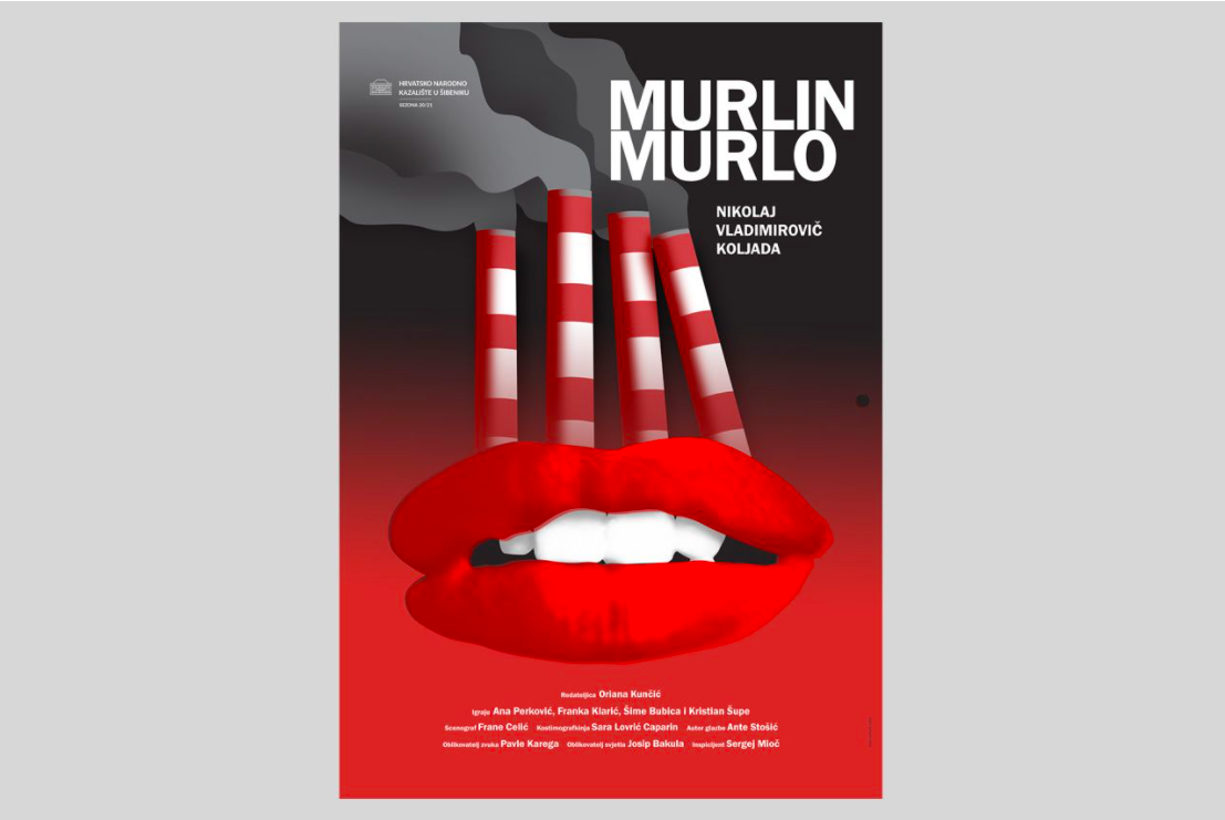 Plakat šibenskog dizajnera Ante Filipovića Grčića za predstavu Murlin Murlo putuje na izložbu u Boliviju