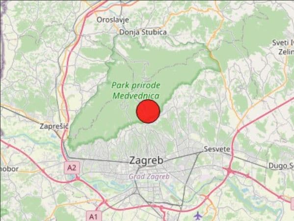 Treslo se noćas u Dalmaciji, na području Zagreba i kod Siska  