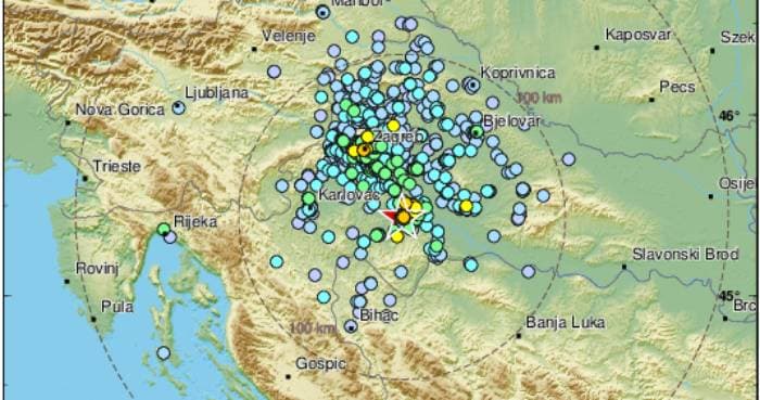 Umjeren potres jačine 3,1 kod Gline