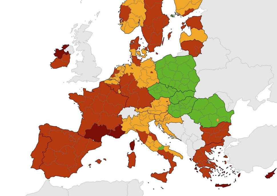 Odlična vijest za sezonu: Hrvatska na novoj koronakarti ECDC-a cijela u narančastom