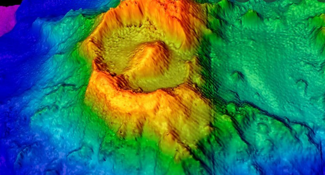 Čudesno Sauronovo oko: Sonar otkrio zagonetni vulkan na dnu oceana 