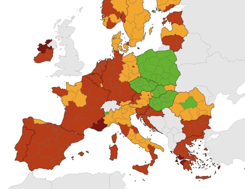 Cijela Hrvatska u crvenom na novoj korona karti