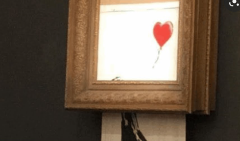 Izrezani Banksy prodan za više od 21 milijun eura 