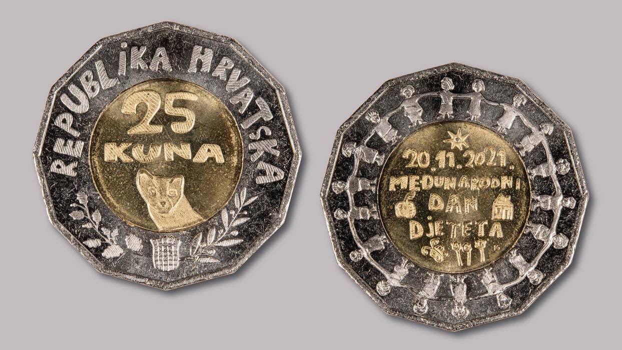 Kad ste zadnji put vidjeli kovanicu od 25 kuna? Danas izdano 50 tisuća novih komada