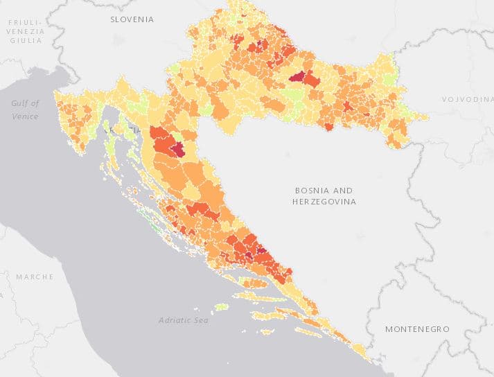 Najbolji i najgori: Ovo su mjesta s najviše i najmanje cijepljenih u Hrvatskoj 
