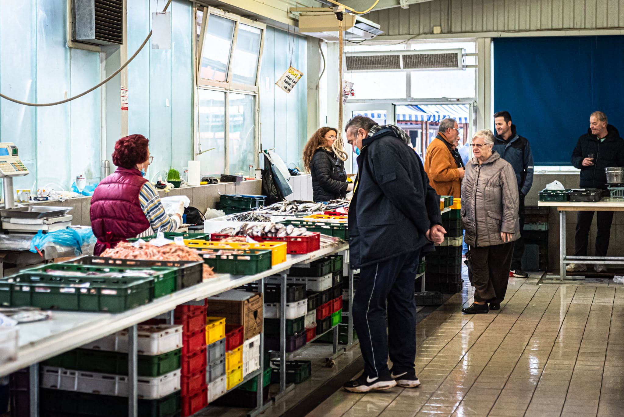 Na Badnji dan i nije neka ponuda na peškariji, Šibenčani su se za ove blagane izgleda pripremili ranije 