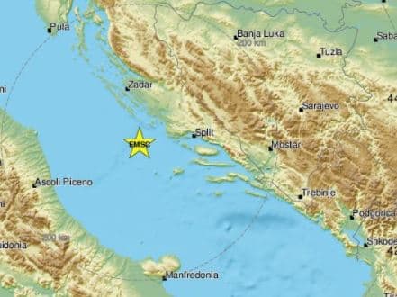 Umjeren potres zatresao noćas šibensko područje: Izgleda da se nije previše osjetio  