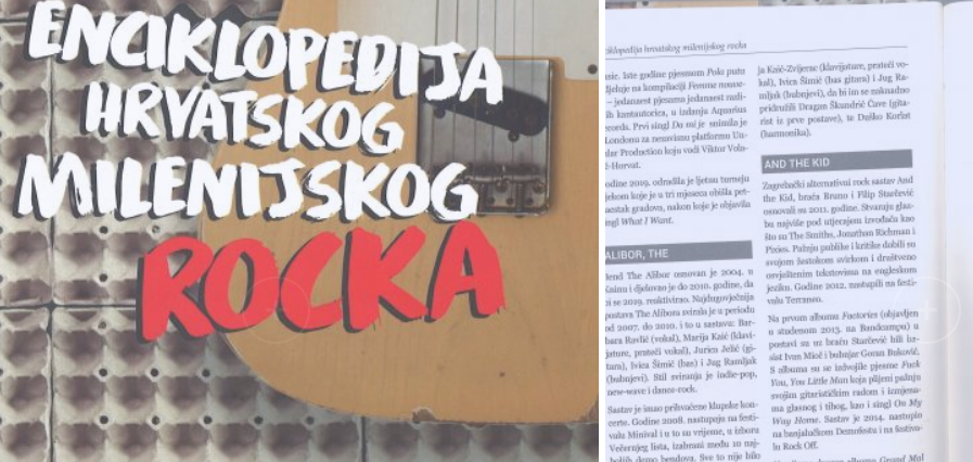 Kninski bend The Alibor u Enciklopediji hrvatskog milenijskog rocka 