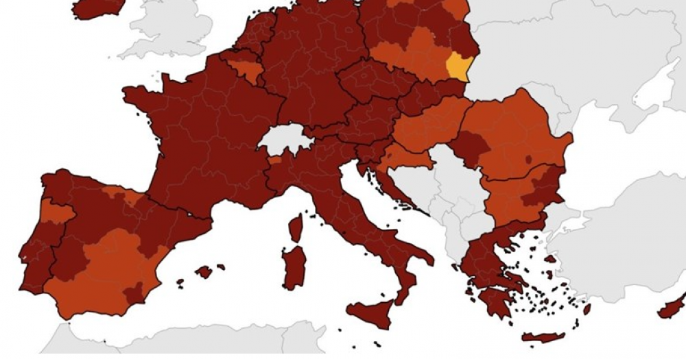 Objavljena nova koronakarta: Dio Hrvatske više nije u tamnocrvenom