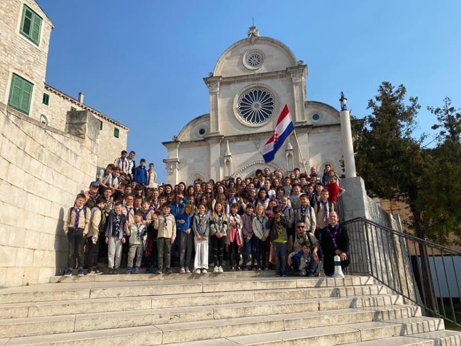 Dubrovački skauti posjetili kolege iz Šibenske biskupije, Krku i Šibenik