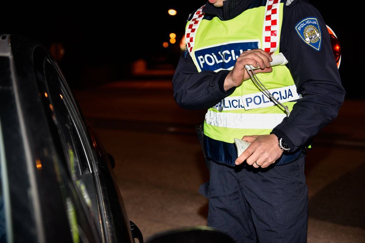 Šibenska policija će za vikend na cestama hvatati pijane vozače: Bit će uključen maksimalan broj službenika 