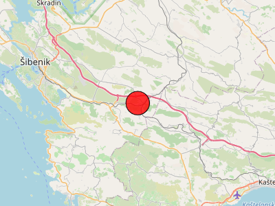 Potres magnitude 3,3 po Richteru zatresao šibensko područje, epicentar u Vrpolju