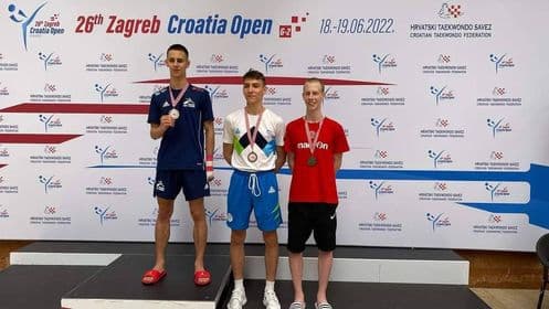 Taekwondo Croatia Open: Josip Teskera dominantno do zlata, Kristini Jakovljević prvi seniorski bodovi