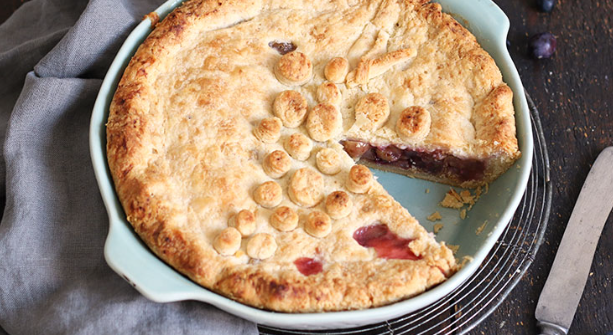 Recept za mirisnu pitu s grožđem i krem sirom 