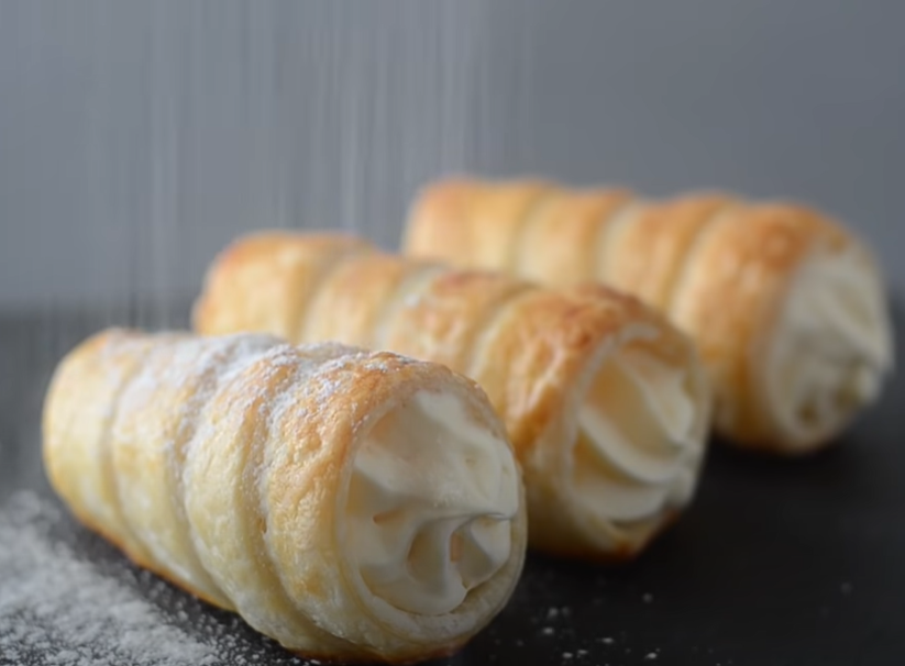 Recept za prhke rolice punjene vanilijom koje se tope u ustima 