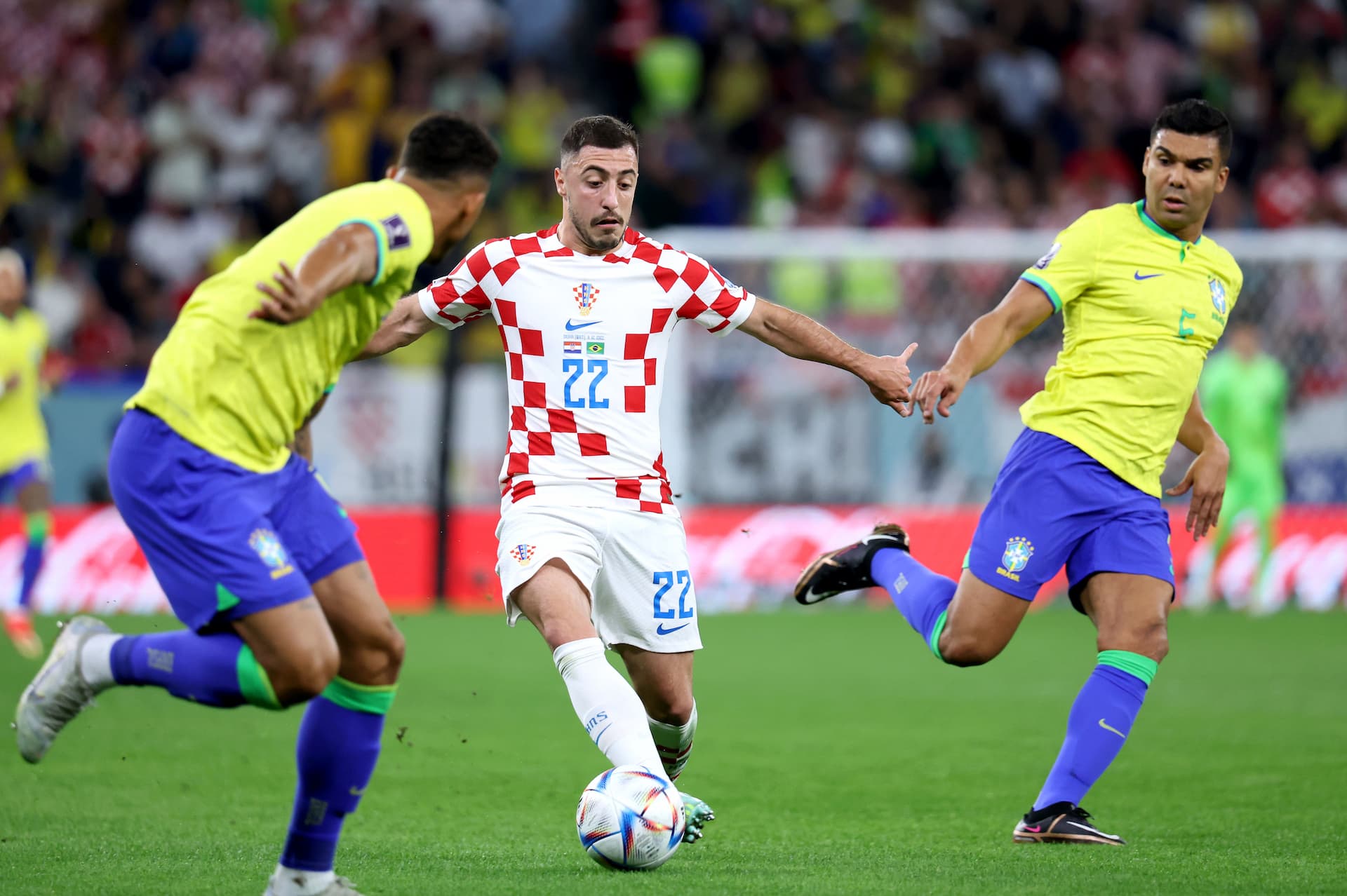 Bez golova u prvom poluvremenu: Hrvatska u potpunosti ravnopravna Brazilu