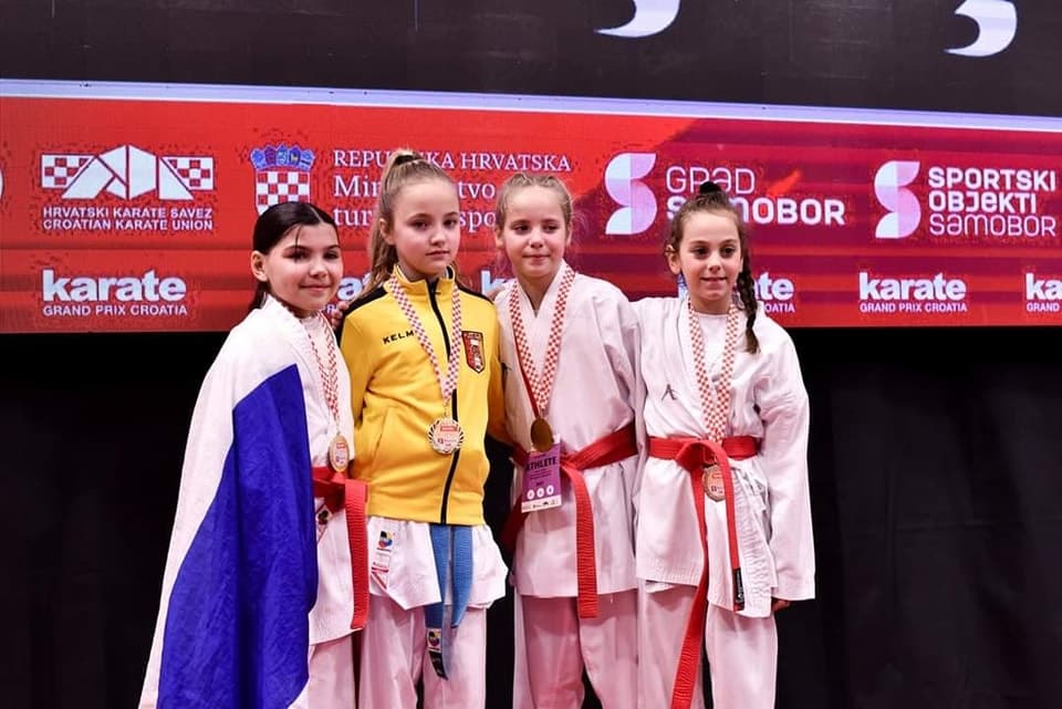 Šest medalja za vodičke karataše na Grand Prixu u Samoboru