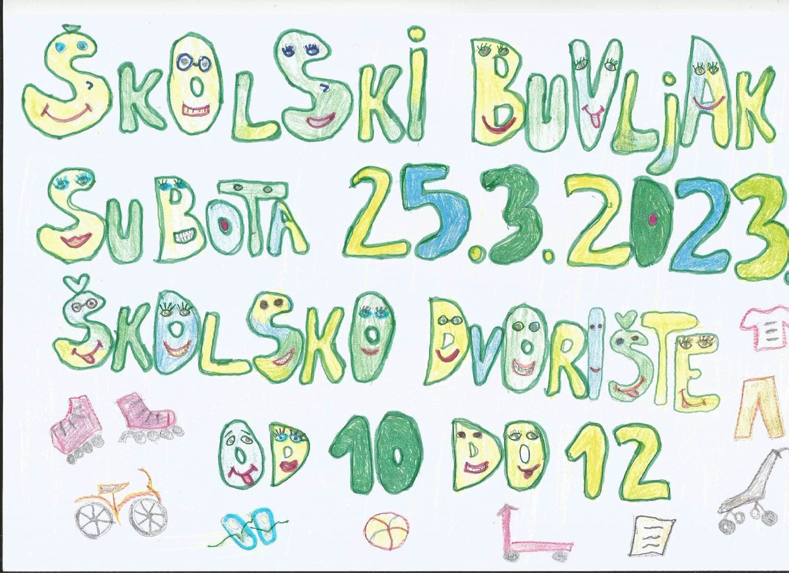 Ne propustite prvi Školski buvljak u OŠ Vodice!
