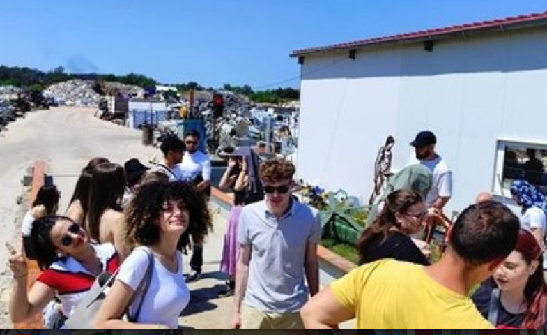 Mladi iz šest europskih zemalja posjetili Reciklažno dvorište 'Bumba' u Vodicama 