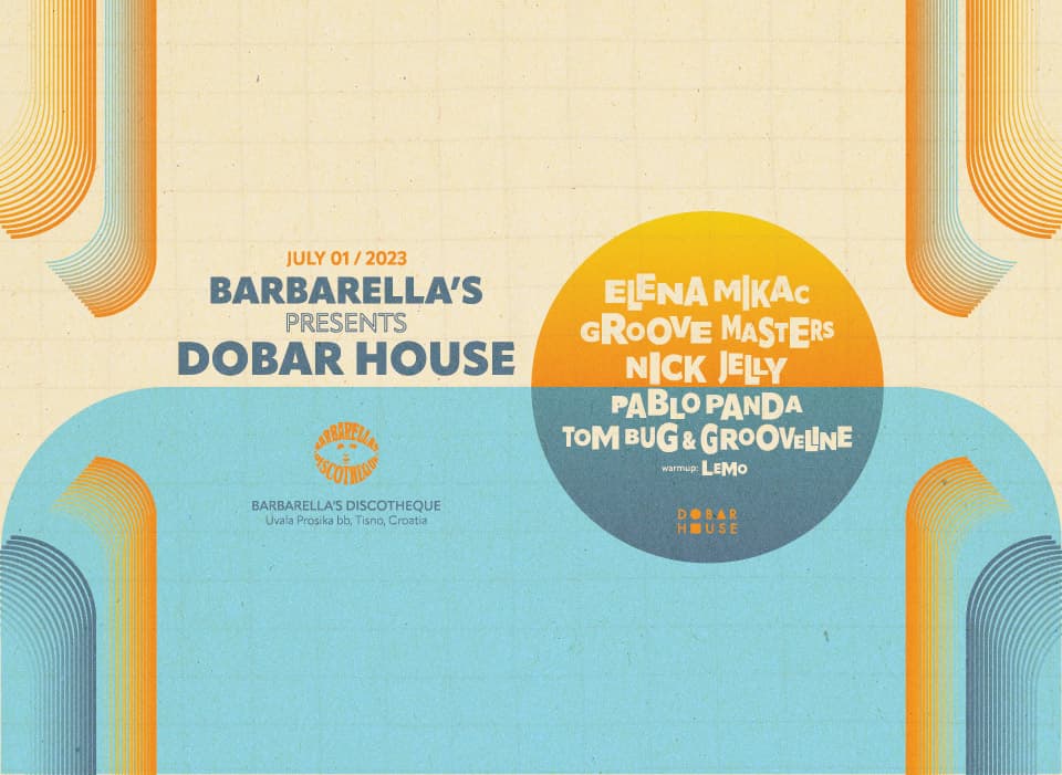 Dobar House otvara ljetnu sezonu legendarnog Barbarella’s kluba!