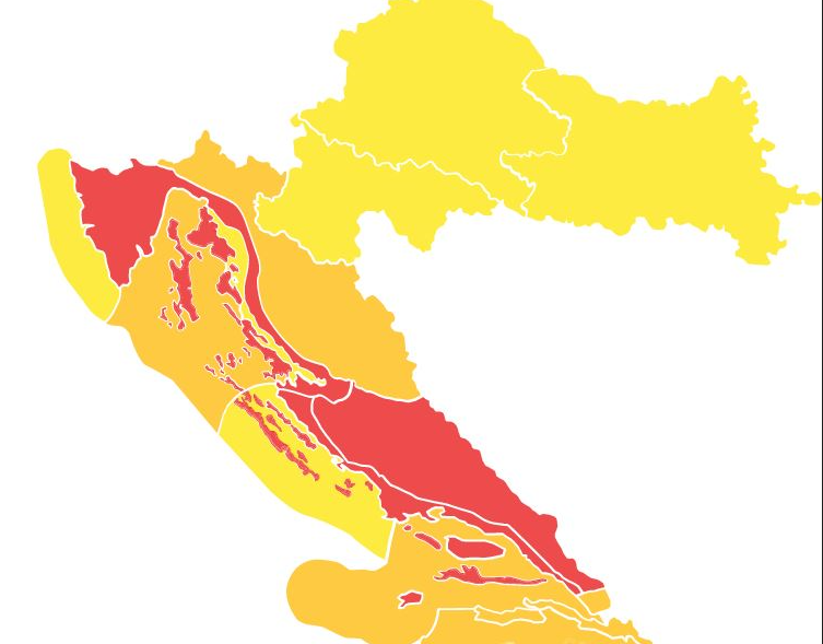 Upaljen crveni meteoalarm, moguće i poplave