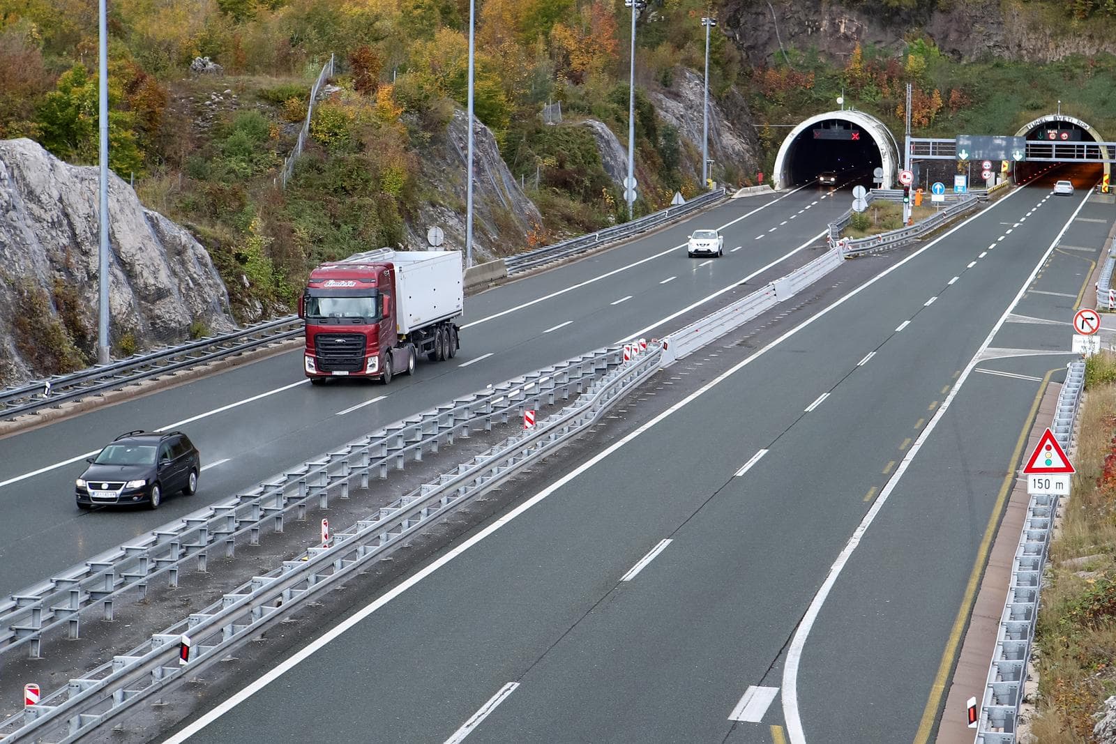 Zbog vjetra samo za automobile otvorena dionica A6