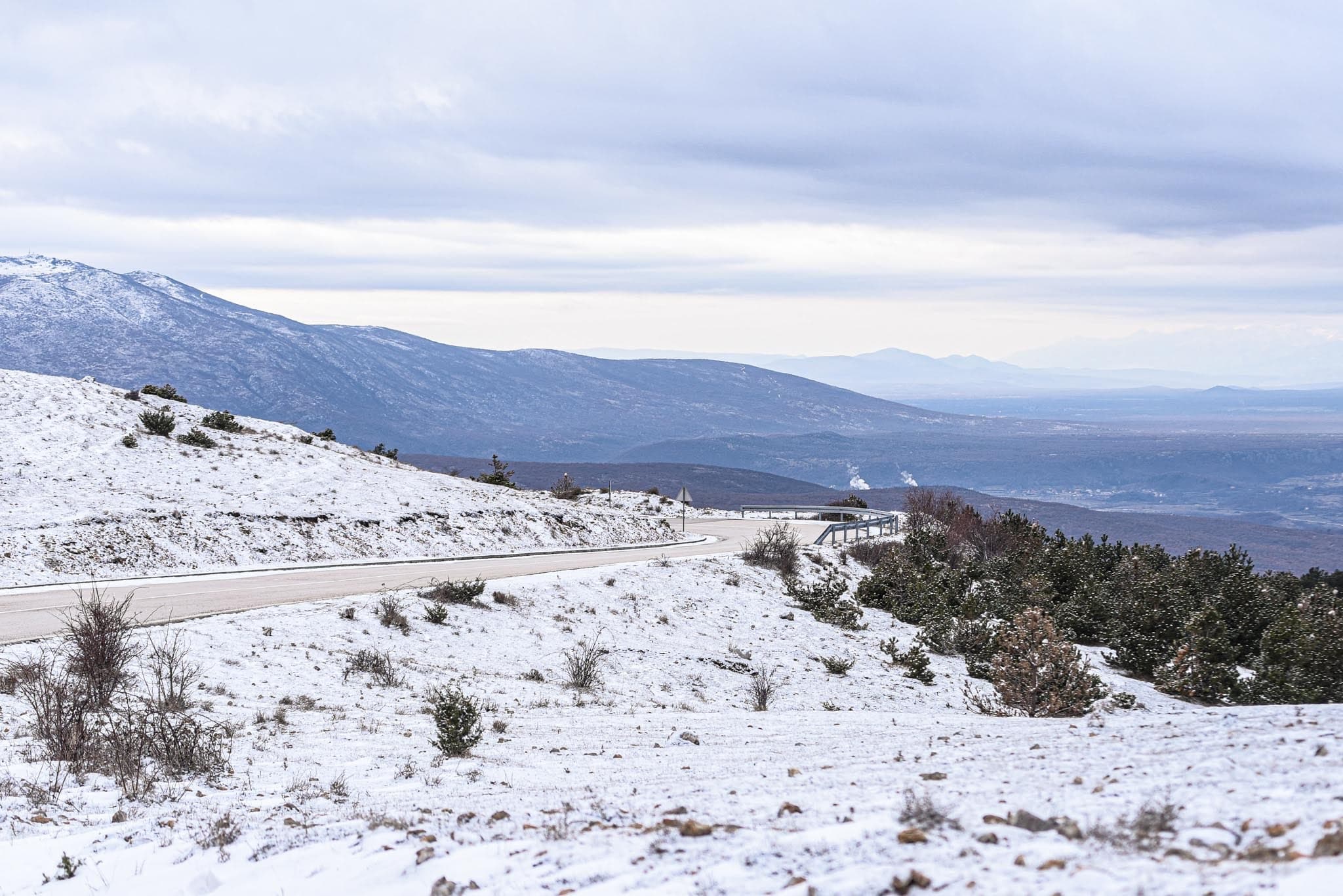 Zbog orkanskog vjetra zatvorena A1 između Sv. Roka i Posedarja 
