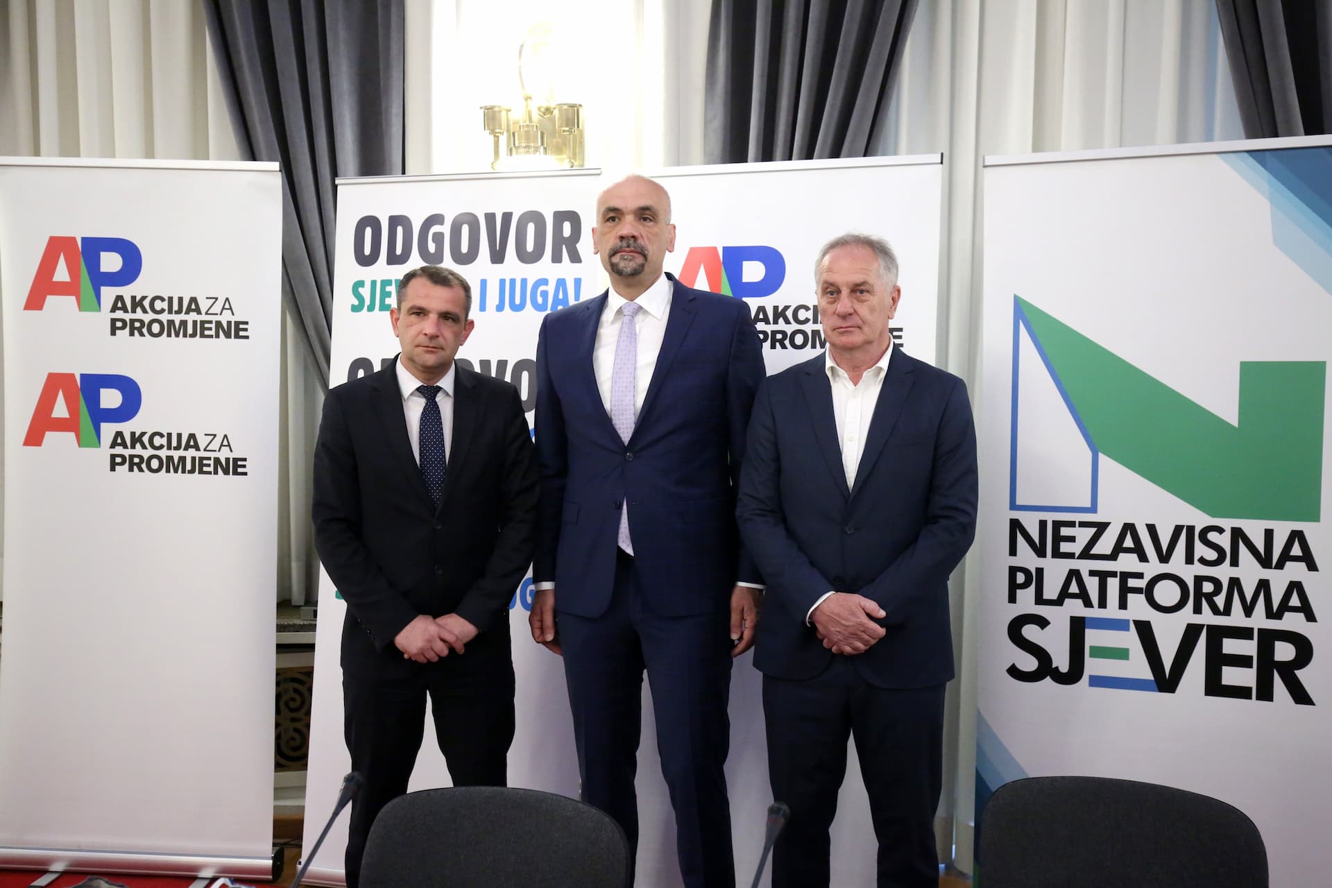 Župan Marko Jelić predstavio koaliciju 'Odgovor sjevera i juga'
