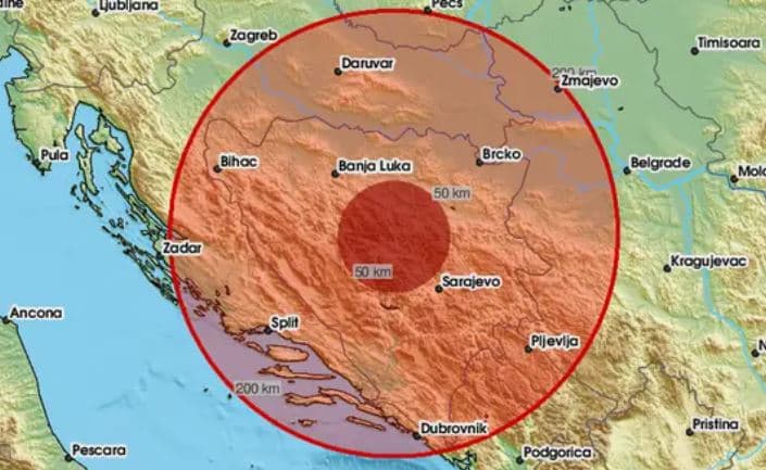 Potres u BiH, osjetio se i na šibenskom području