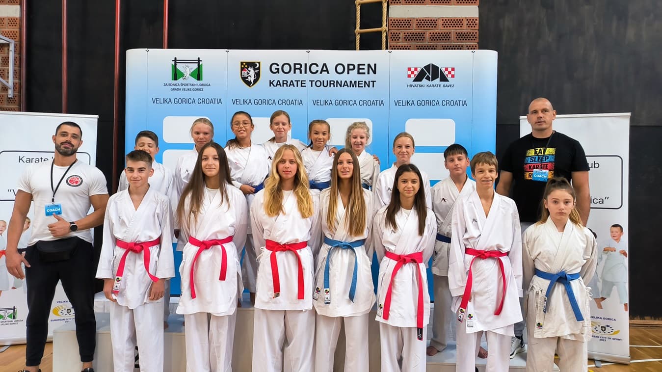 Članovima Karate kluba Šibenik 1066 iz Velike Gorice 12 medalja