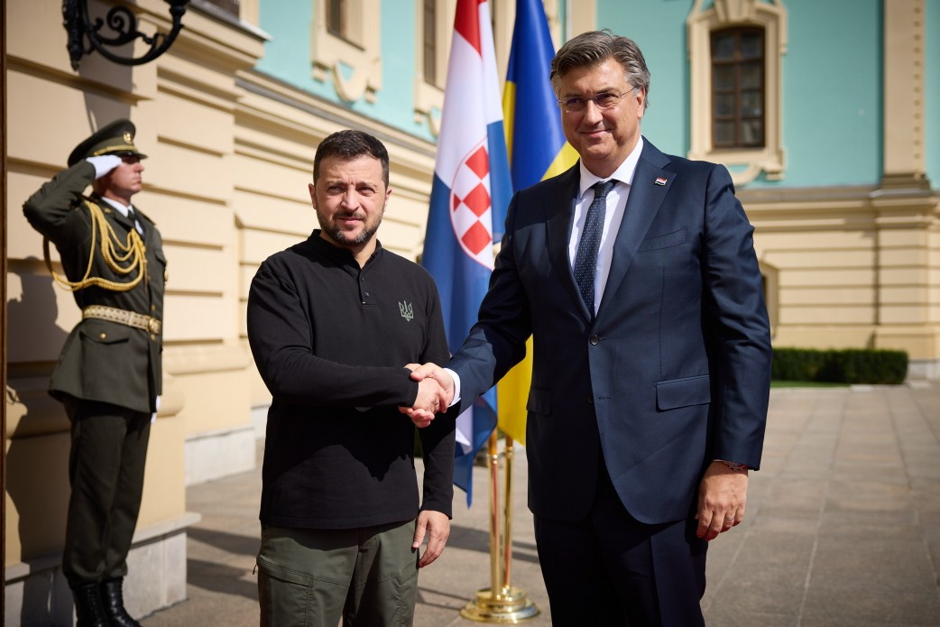 Ukrajinski predsjednik Zelenskij  u srijedu dolazi u Hrvatsku