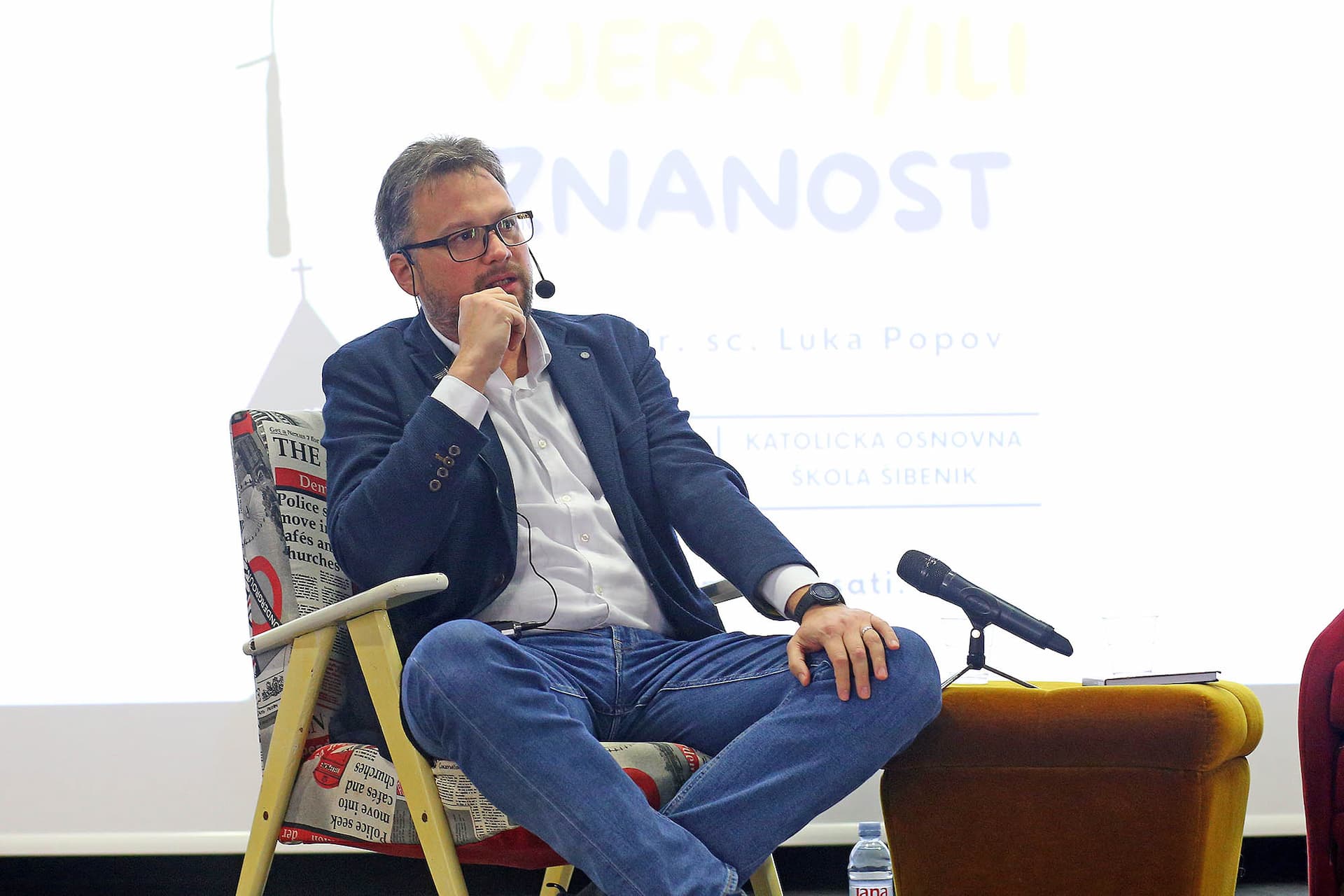 Luka Popov u Šibeniku pričao kako je od ateista postao vjernik