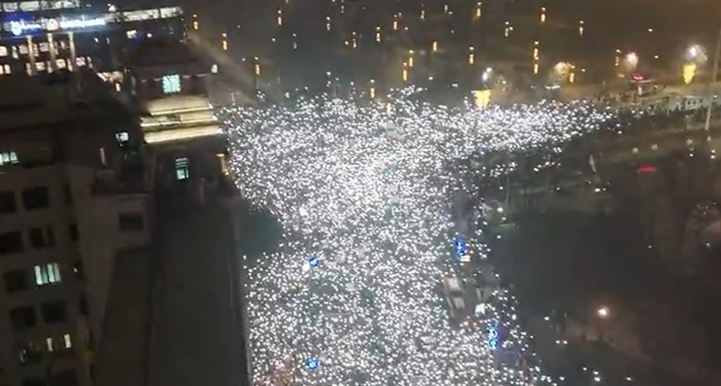 Studenti u Srbiji ne odustaju, pogledajte prizore sa prosvjeda u Beogradu