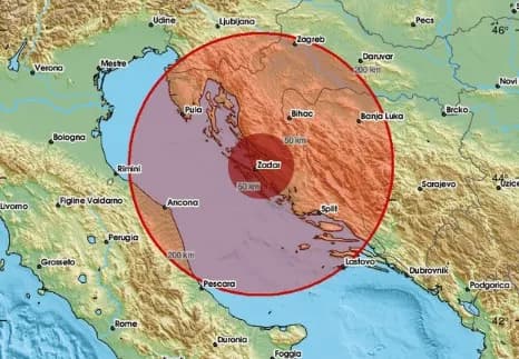 Jutros se opet treslo na području Dalmacije