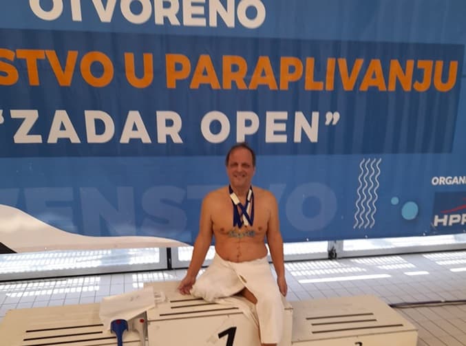 Šibenski paraplivač Paško Gulin osvojio četiri medalje na Otvorenom prvenstvu Hrvatske