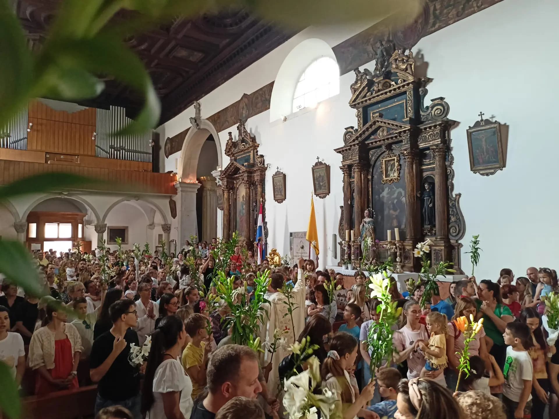 Proslava blagdana sv. Ante u crkvi sv. Frane u Šibeniku