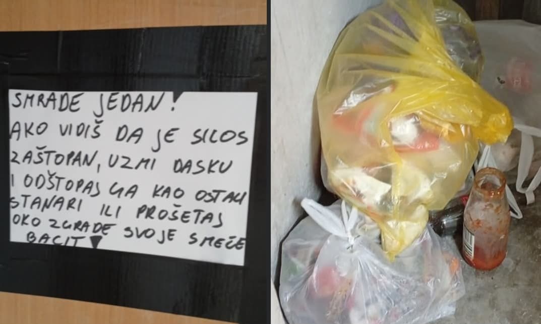 Stanari pucaju po šavovima: Smeće preplavilo Šibenik, a poruke postale brutalno iskrene