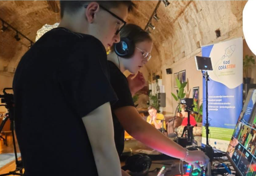 Ljetna radionica KadOdraSTEM u Drnišu: Snimi svoju prvu emisiju