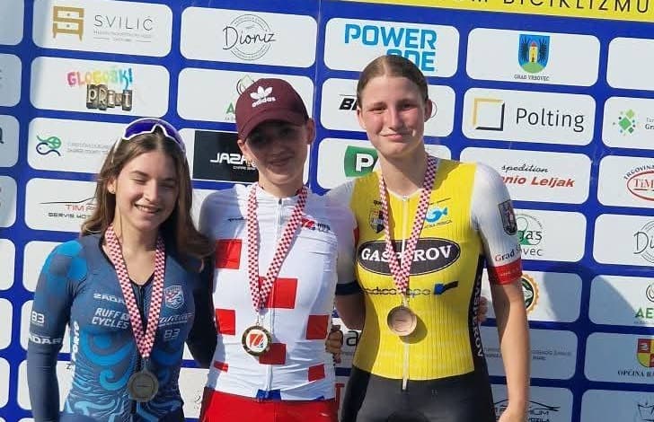 Šibenskoj biciklistici Petri Čuklin dvije bronce na cestovnom državnom prvenstvu